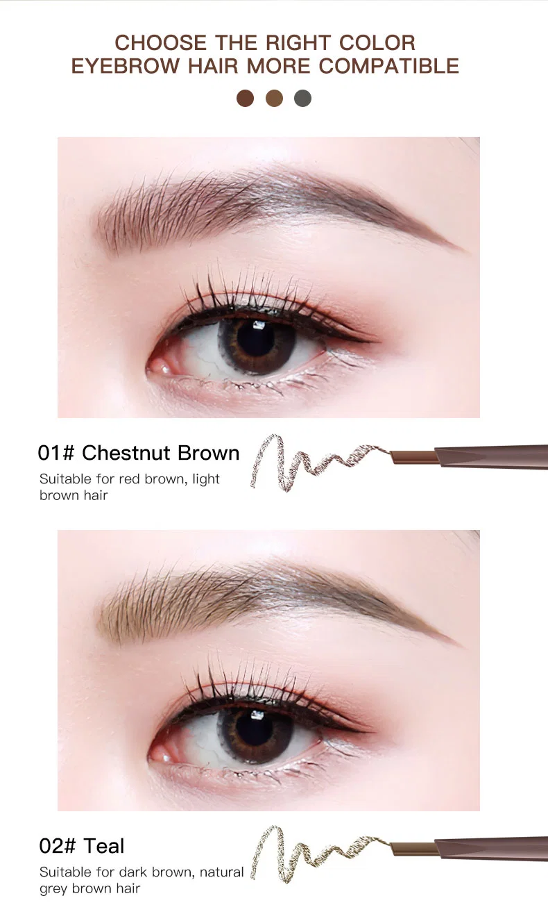 Soft Brow Brush Eyebrow Pencil Cosmetic Silky