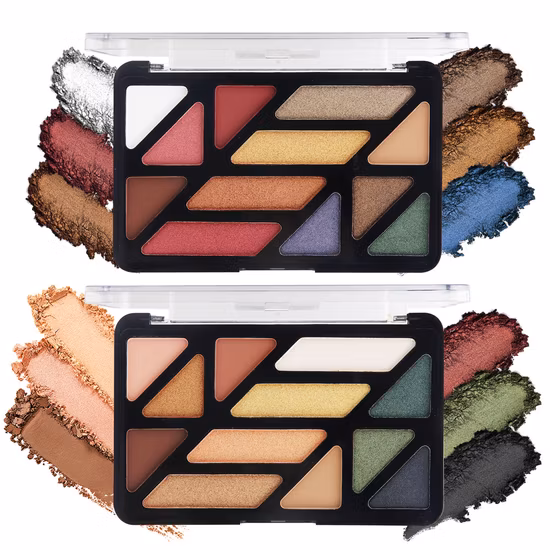 Plateau de fard à paupières 12 couleurs, terre nacrée mate, nouveau maquillage pour les yeux vert fumé