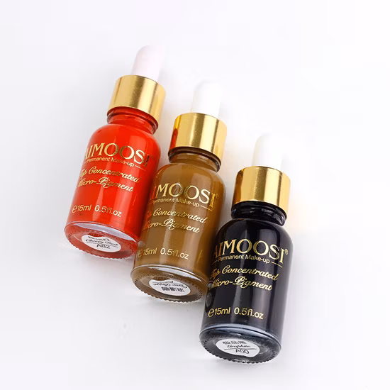 Encre de tatouage organique à haute teneur en pigments, 15ml, pour Microblading, pour lèvres et sourcils, marque privée, maquillage